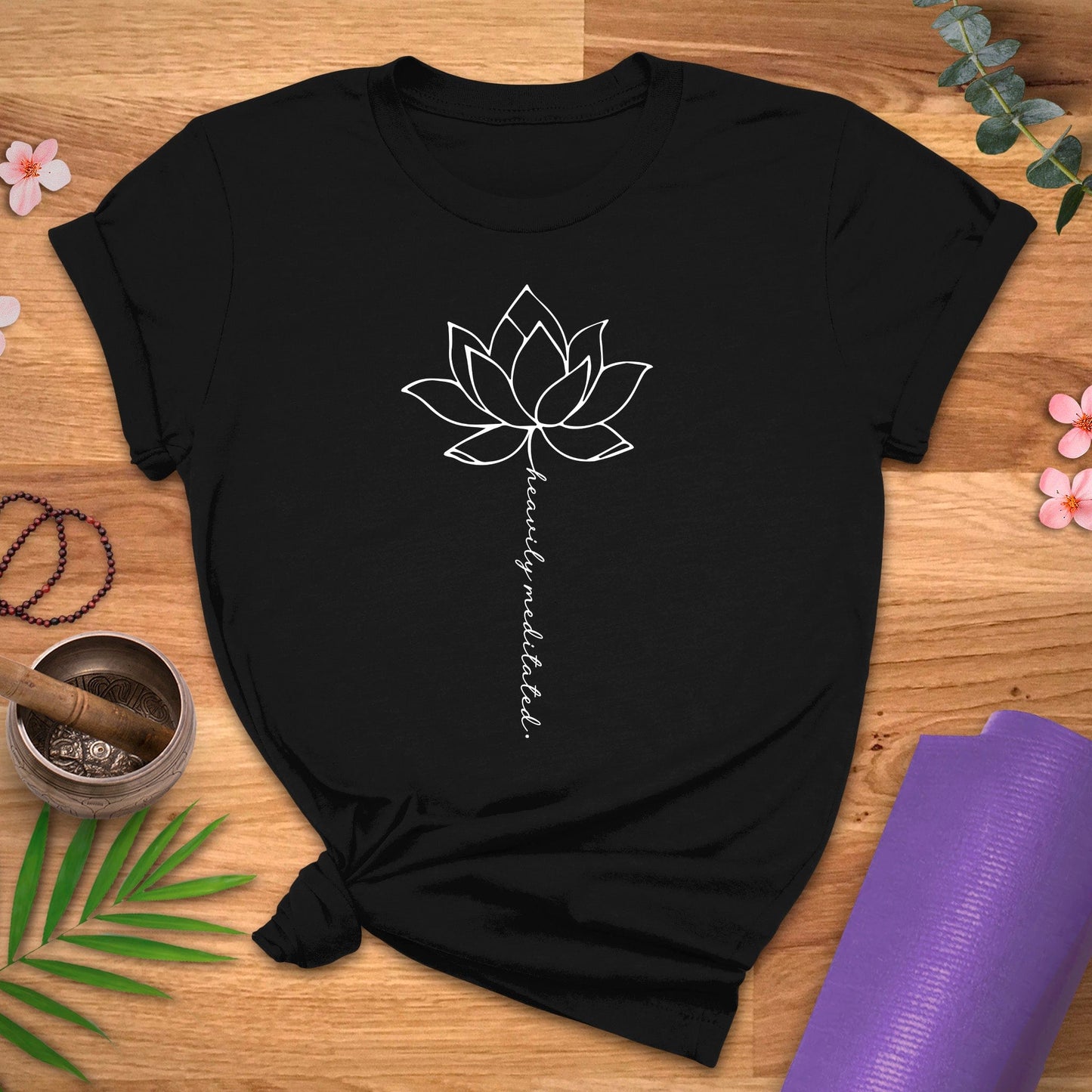 Heavily Meditated Lotus Tee