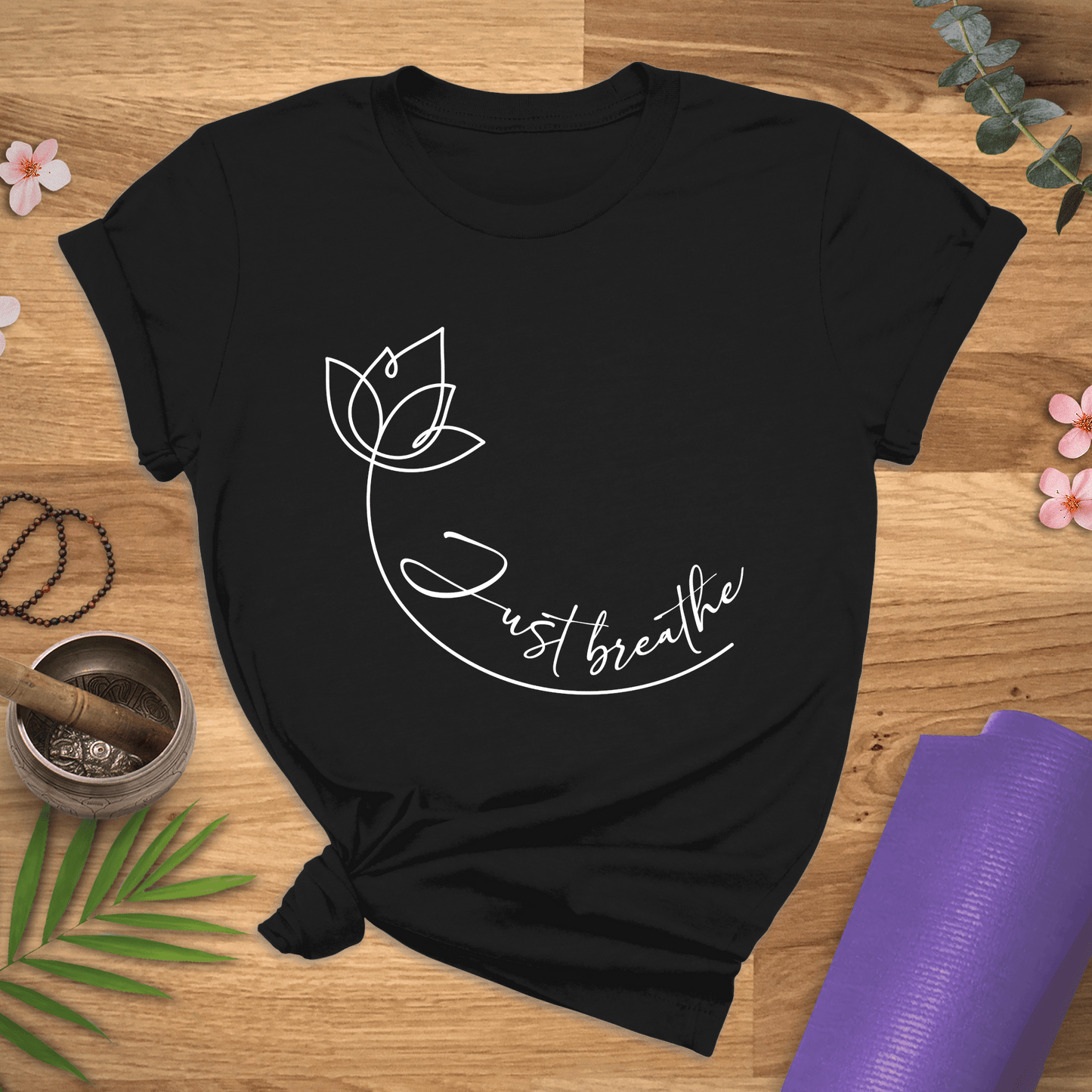 Curve Flower Breathe Tee