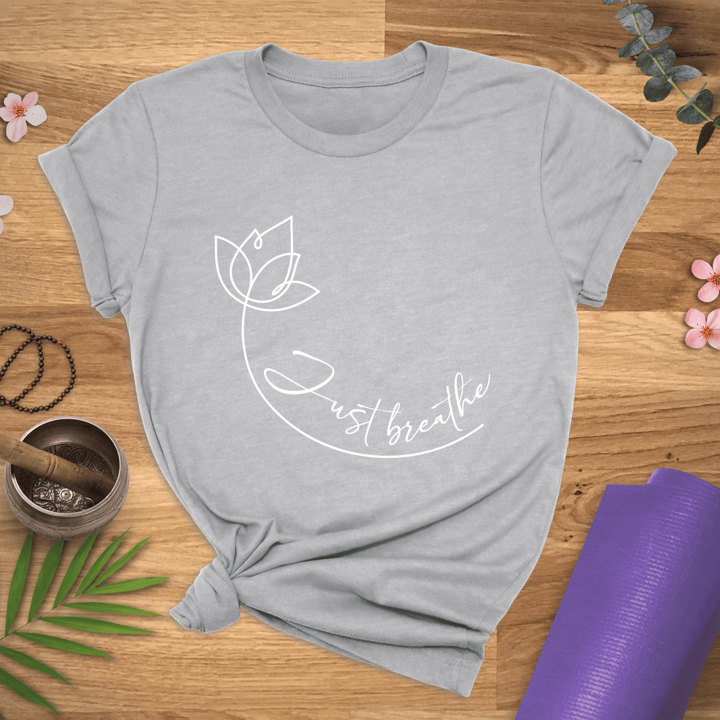 Curve Flower Breathe Tee