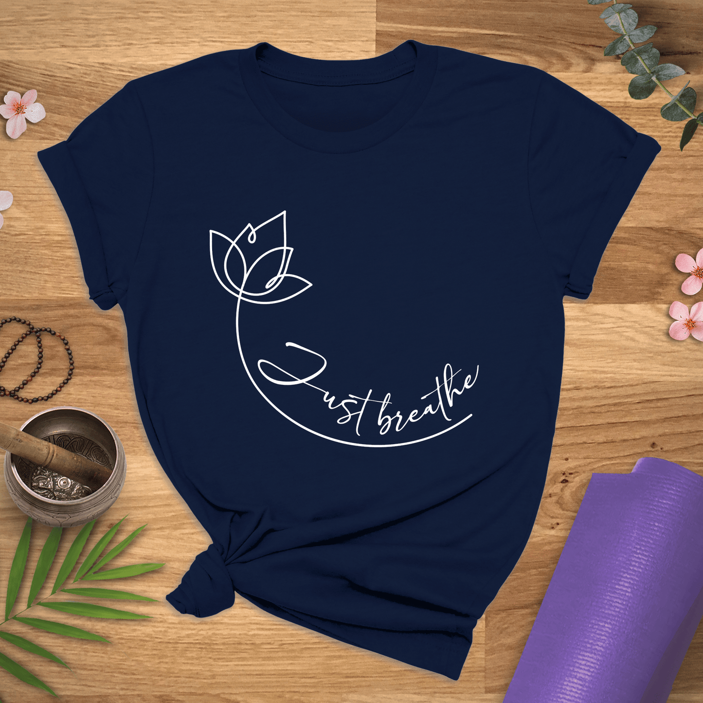 Curve Flower Breathe Tee