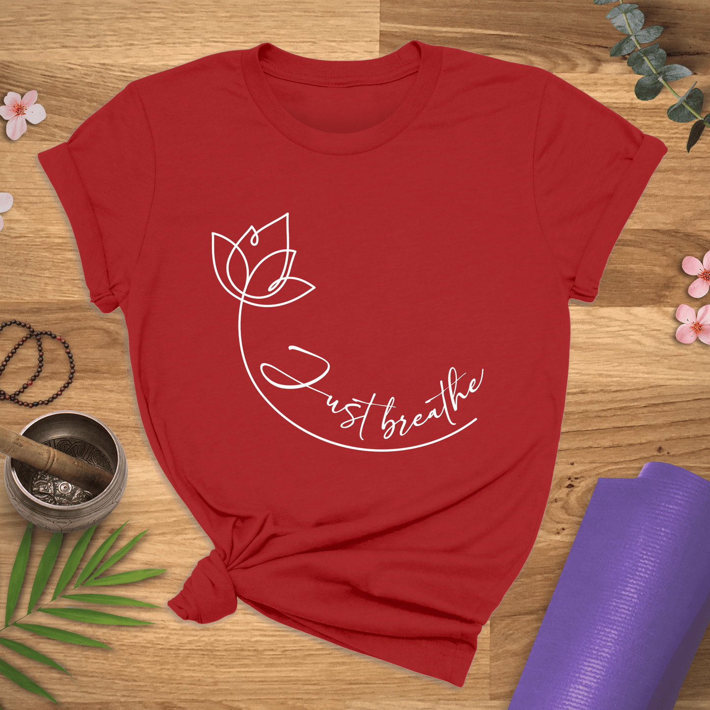 Curve Flower Breathe Tee