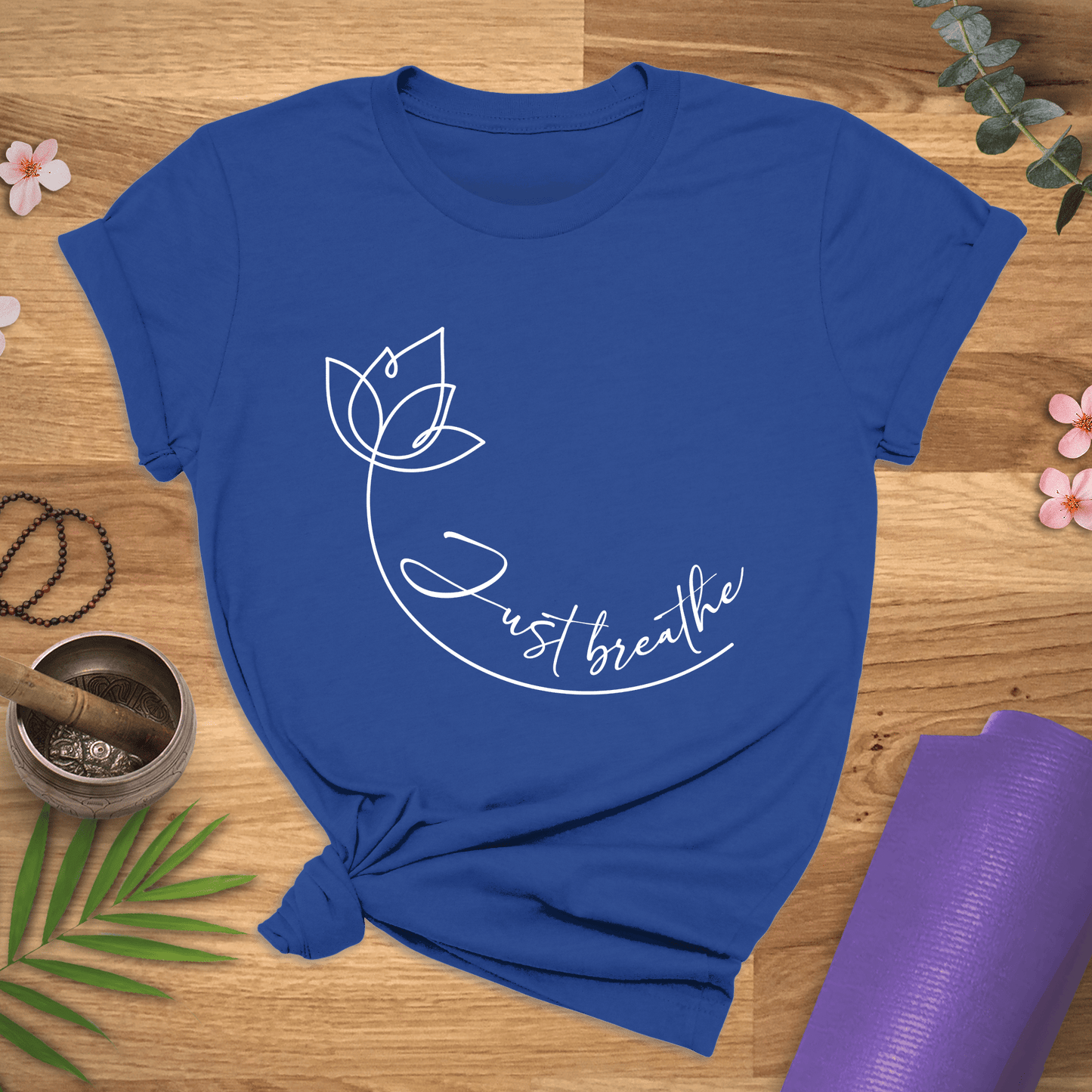 Curve Flower Breathe Tee