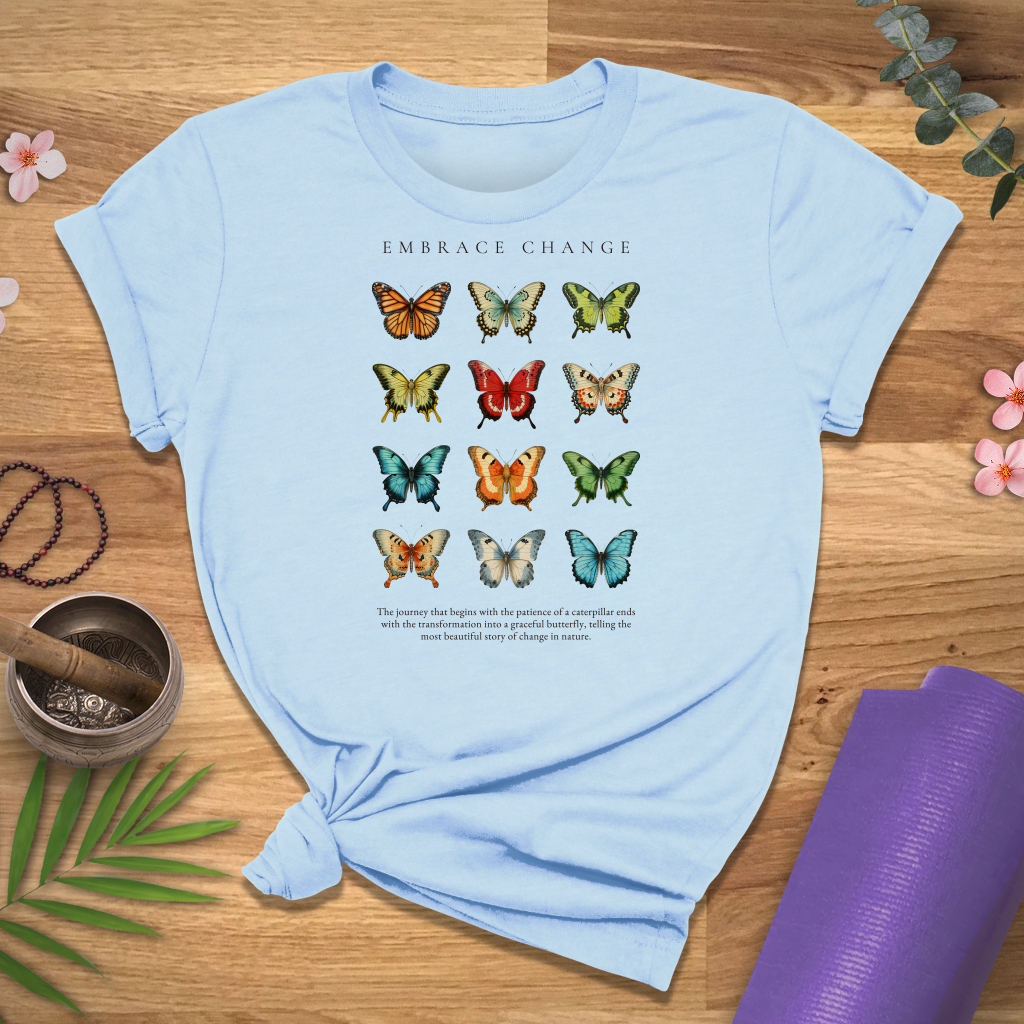 Embrace Change Bfly Tee