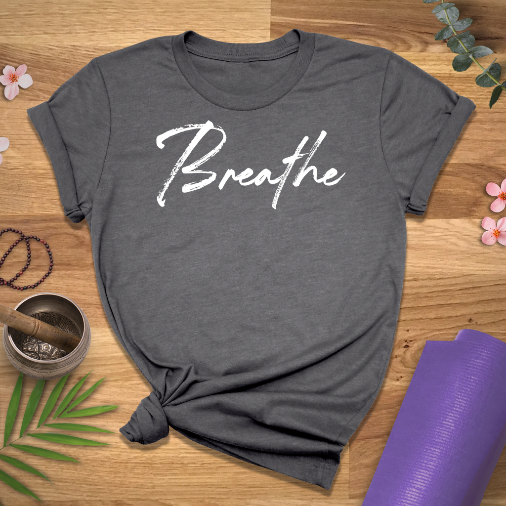 Breathe Cursive Tee