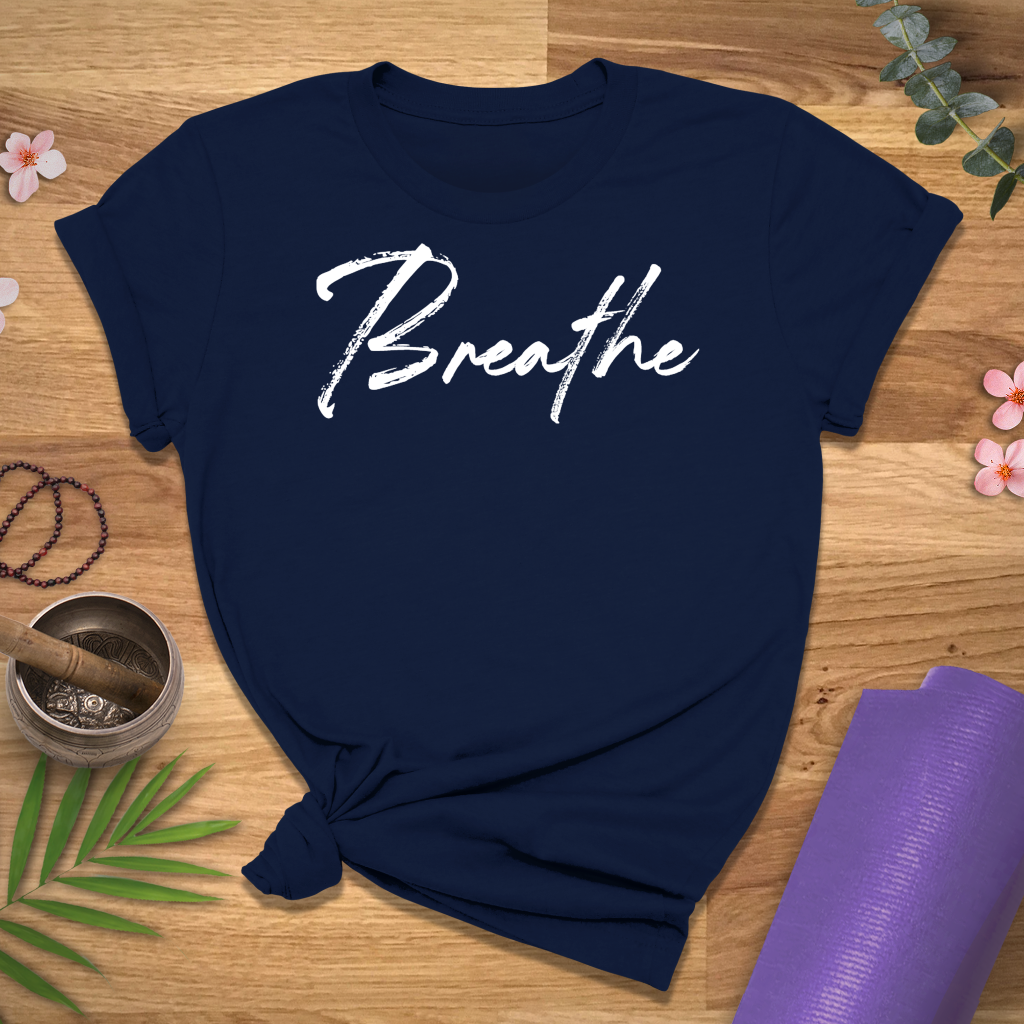 Breathe Cursive Tee