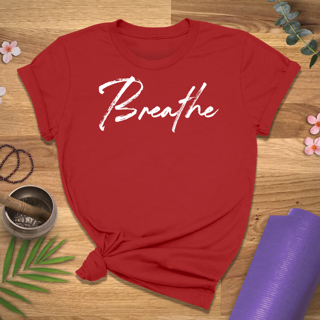 Breathe Cursive Tee