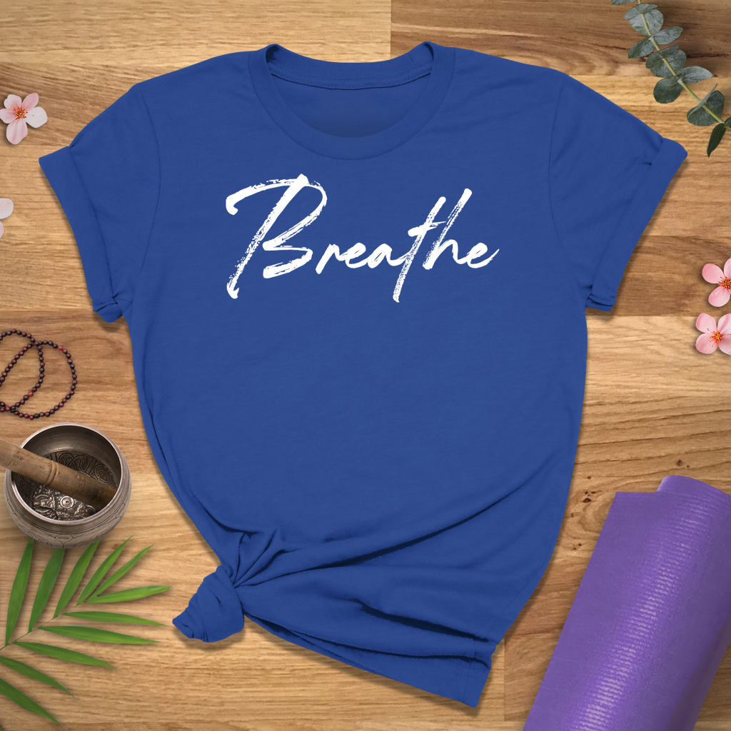 Breathe Cursive Tee