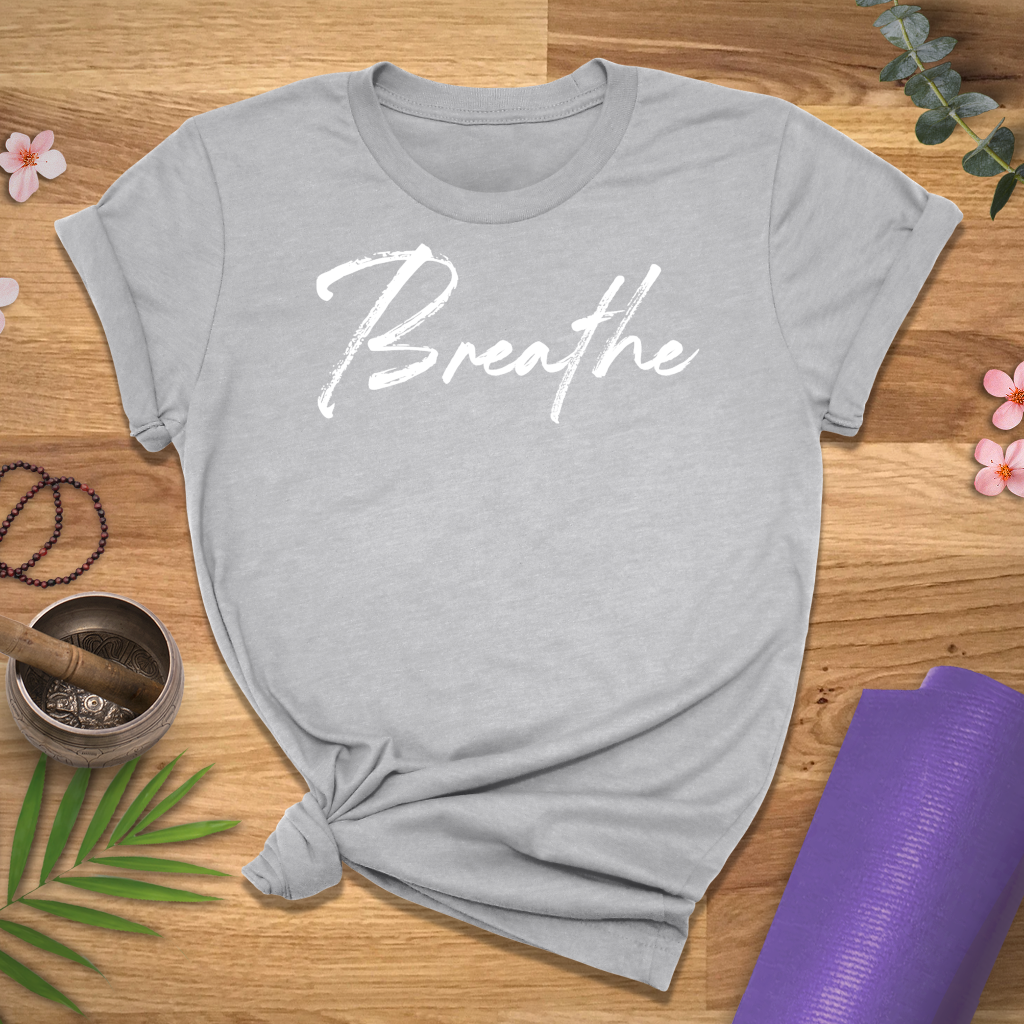 Breathe Cursive Tee