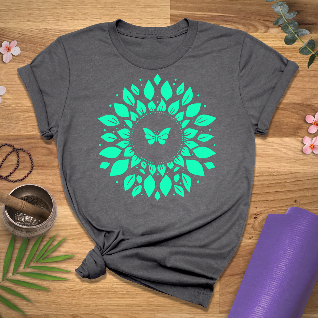 Bfly Leaf Spiral Tee