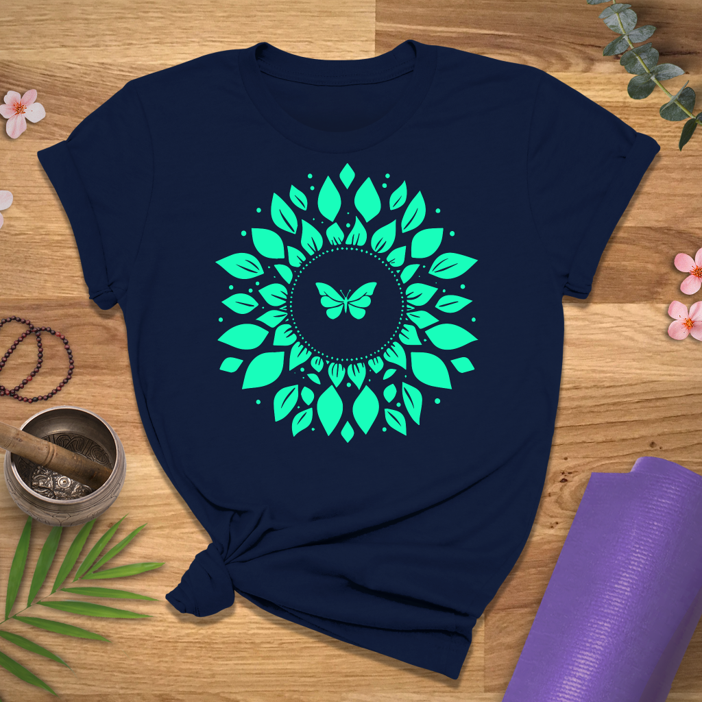 Bfly Leaf Spiral Tee