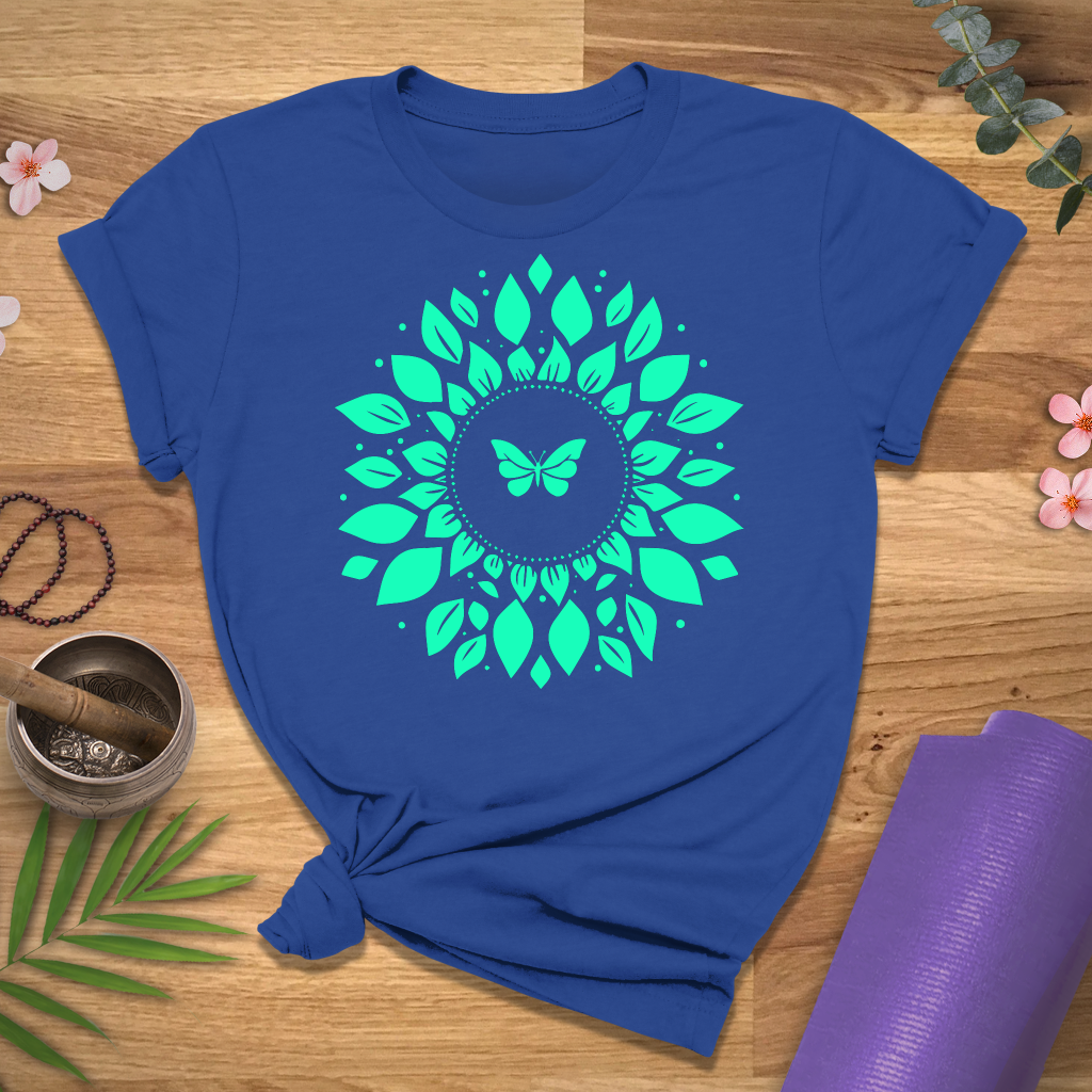 Bfly Leaf Spiral Tee