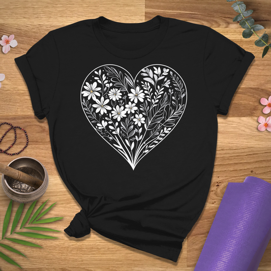 Floral Heart Tee