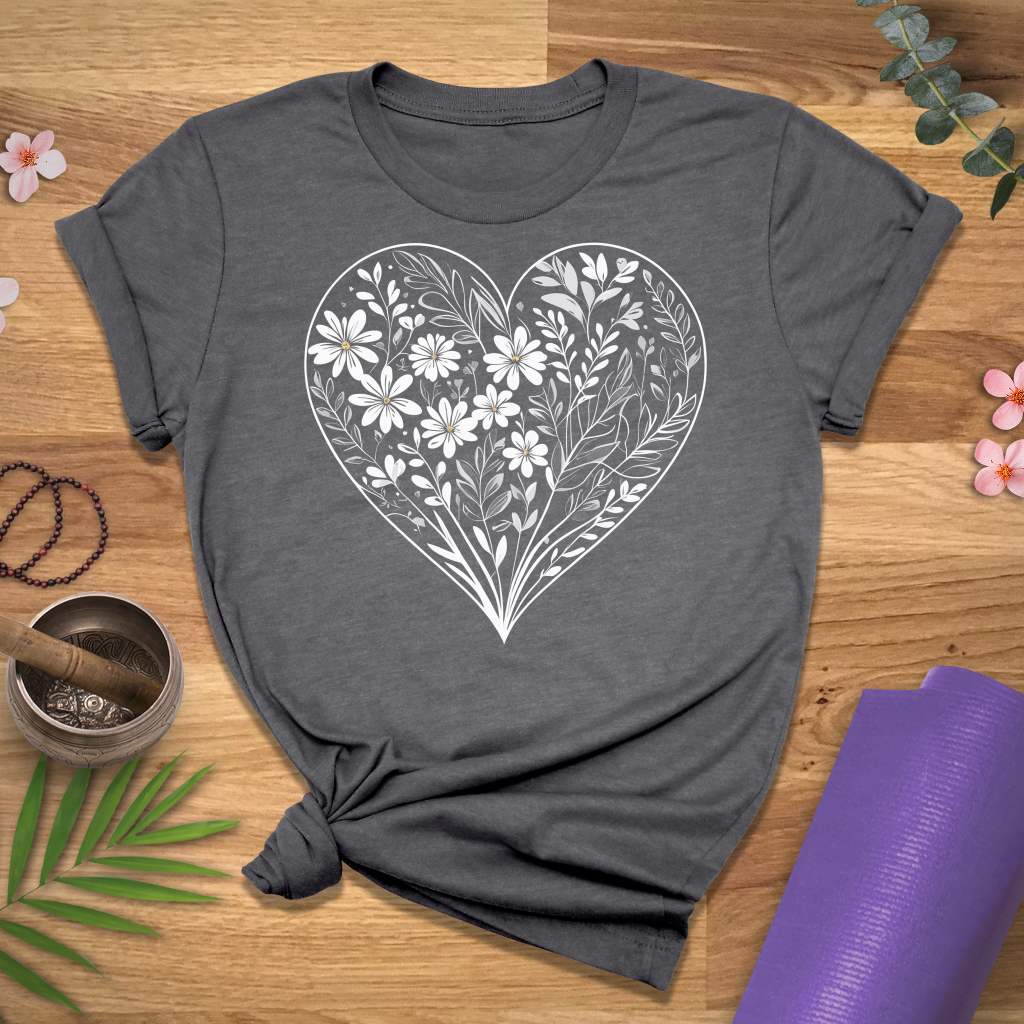 Floral Heart Tee