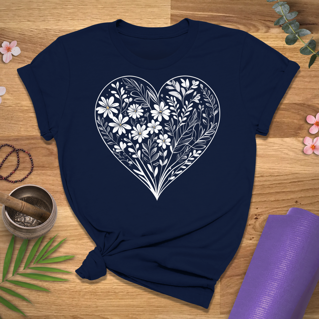Floral Heart Tee