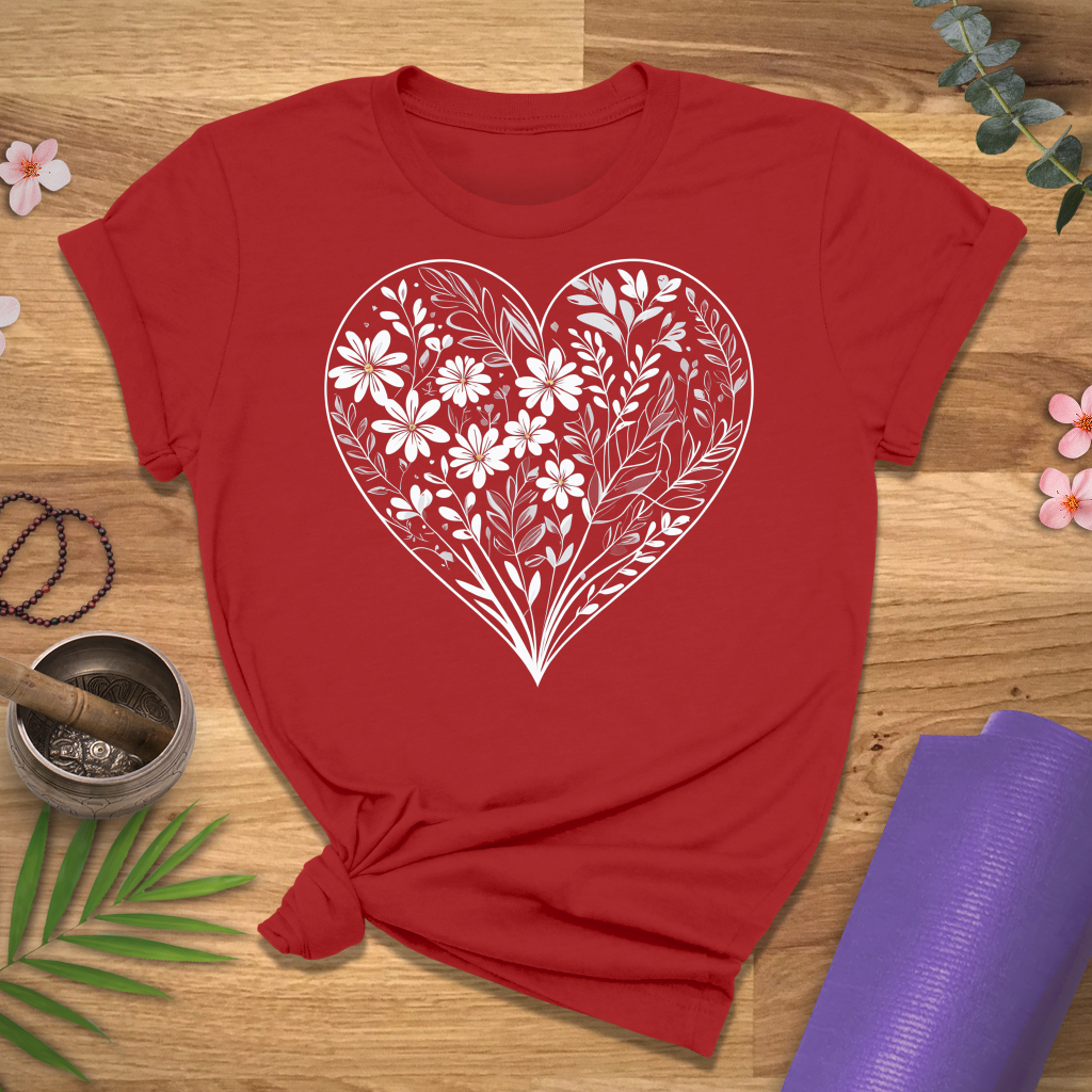 Floral Heart Tee