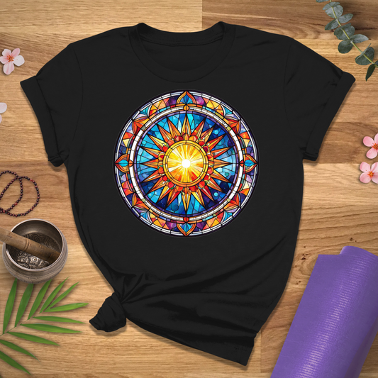 Stained Glass Mandala Tee