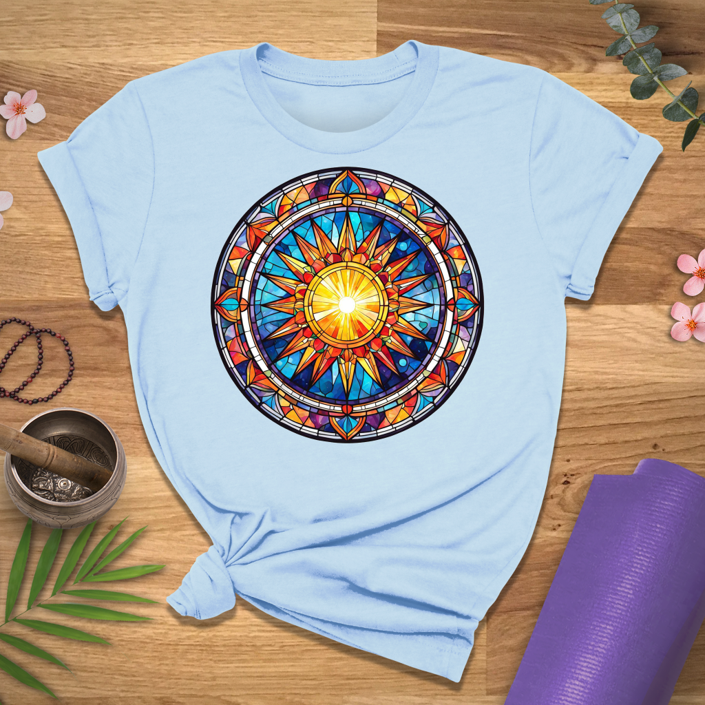 Stained Glass Mandala Tee