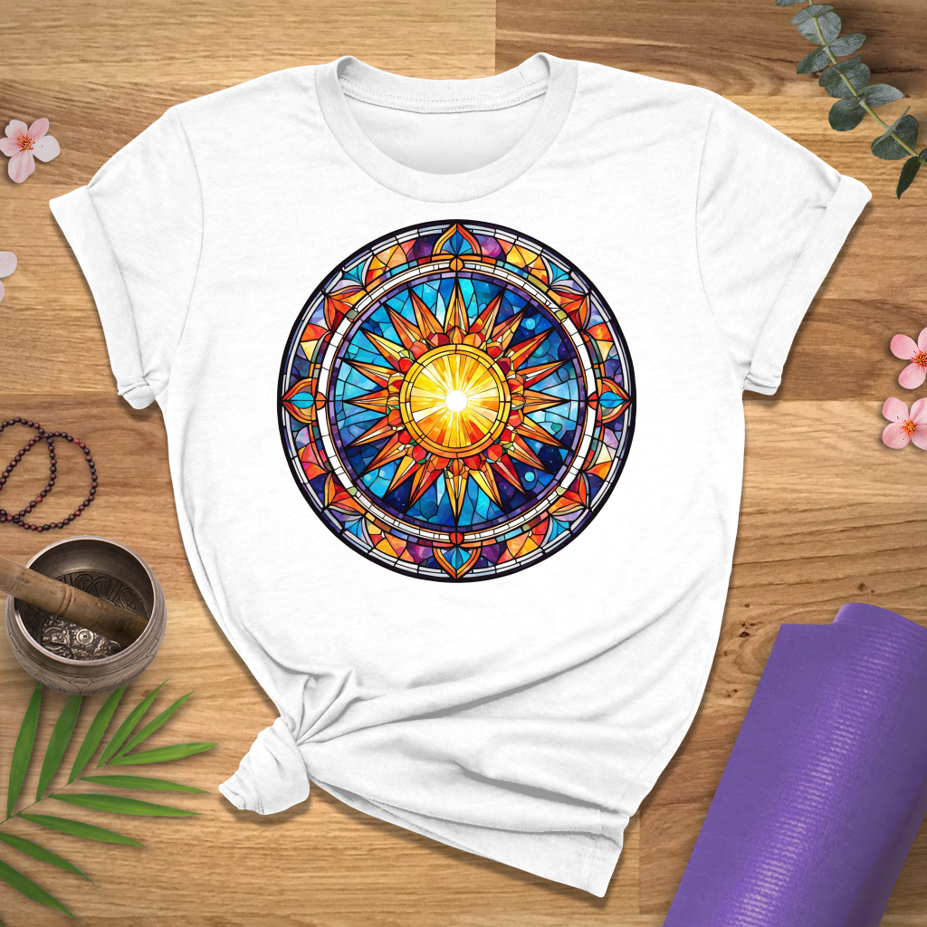 Stained Glass Mandala Tee