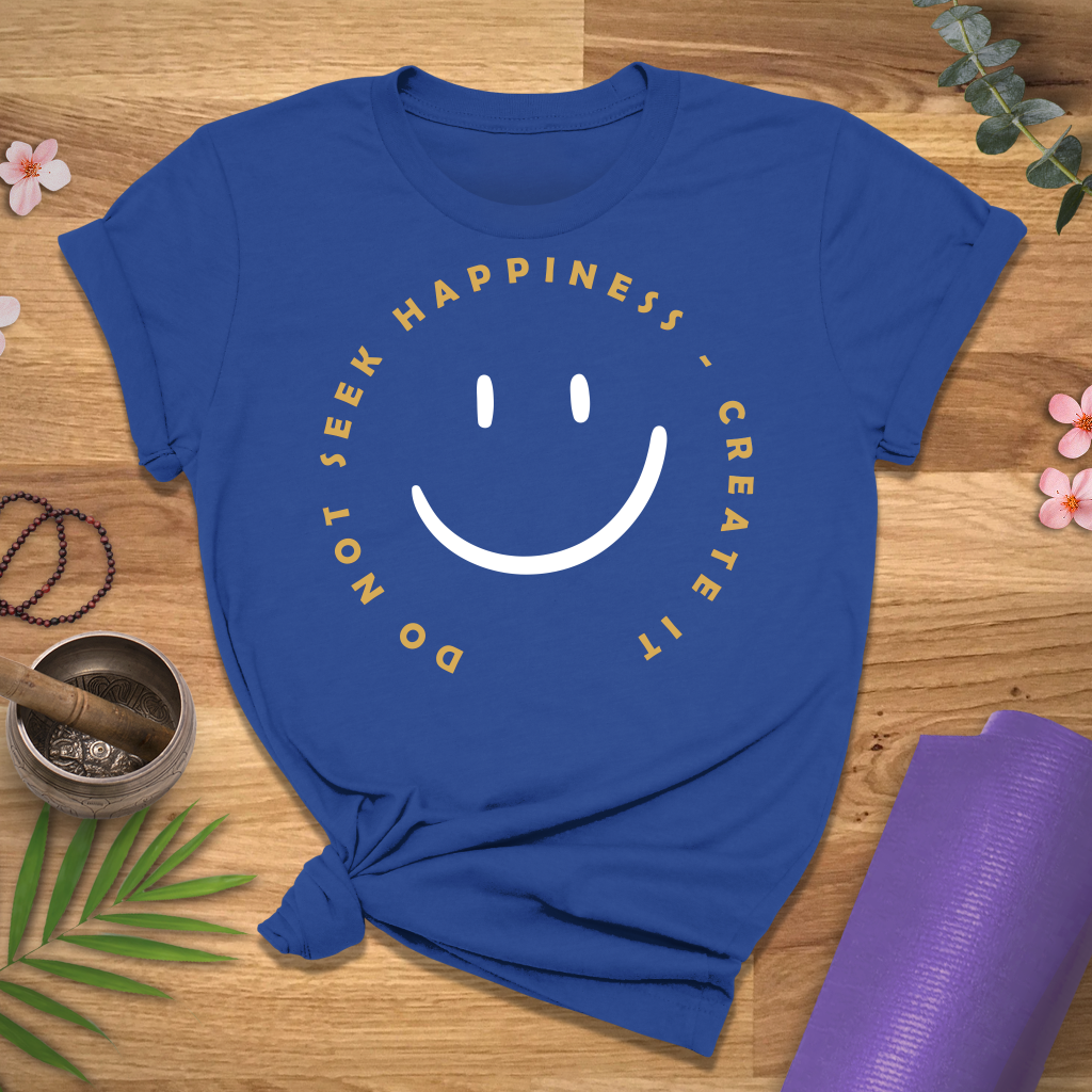 Create Happiness Smiley Tee