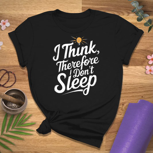 Think Therefore No Sleep Bulb Tee