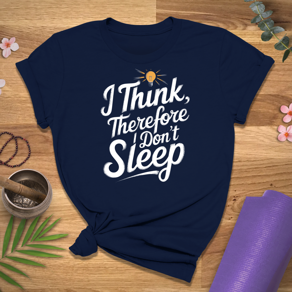 Think Therefore No Sleep Bulb Tee