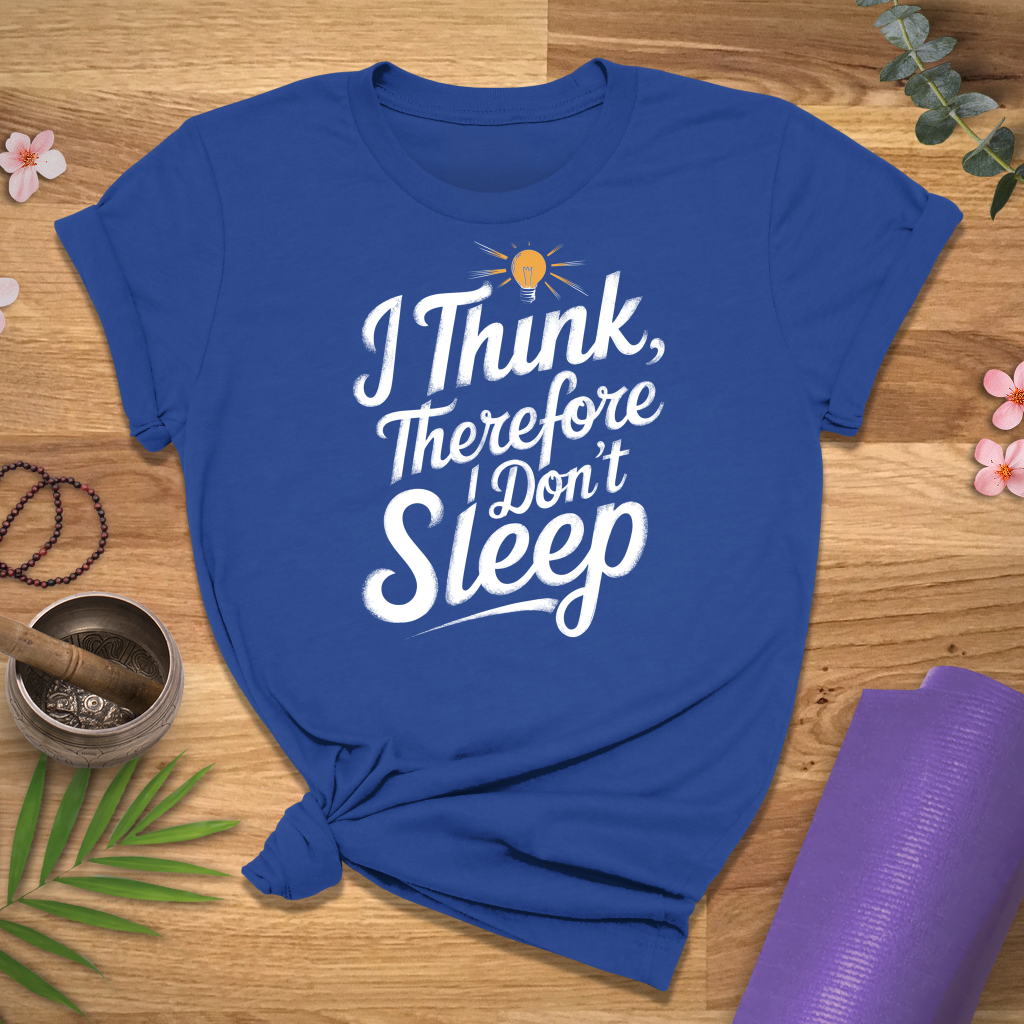 Think Therefore No Sleep Bulb Tee