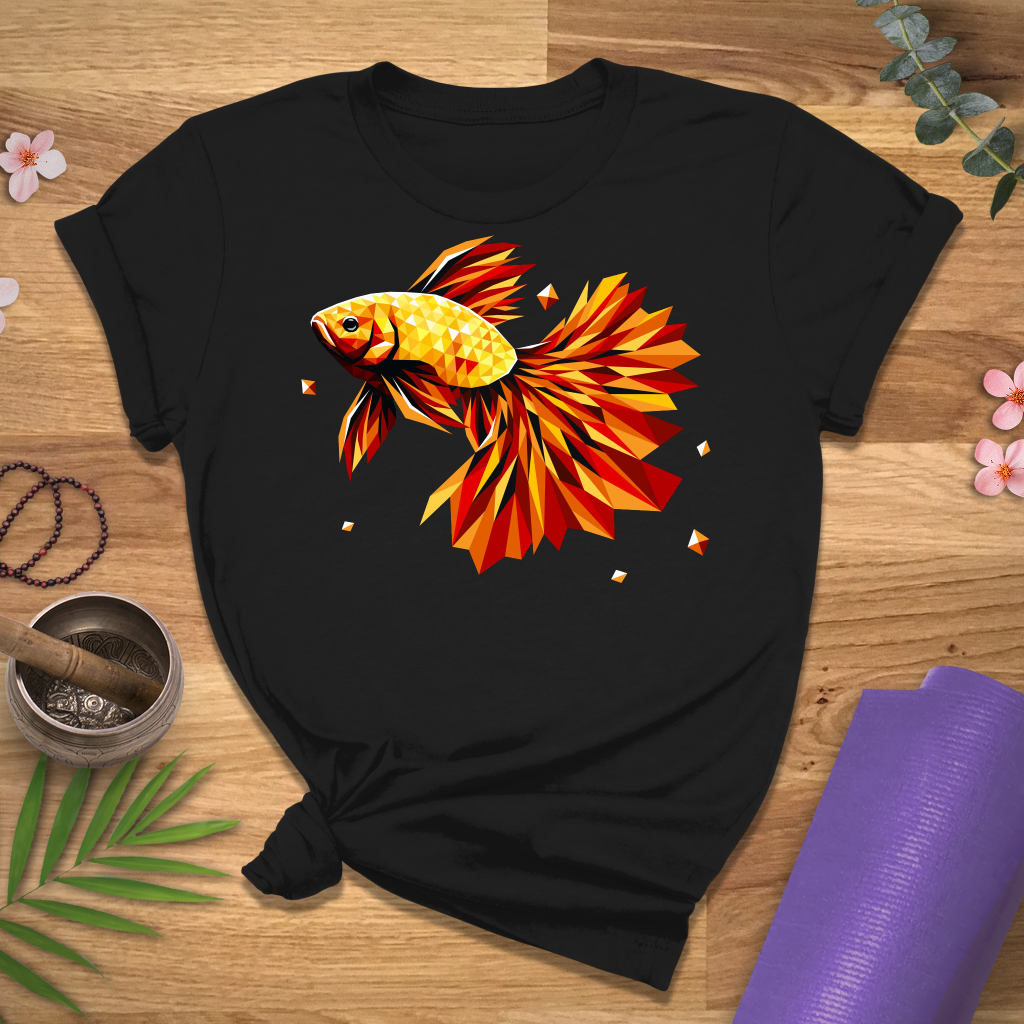 Geometric Goldfish Tee