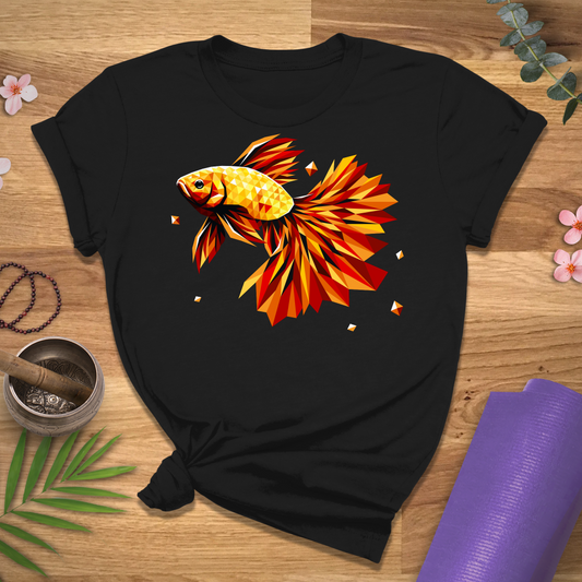 Geometric Goldfish Tee