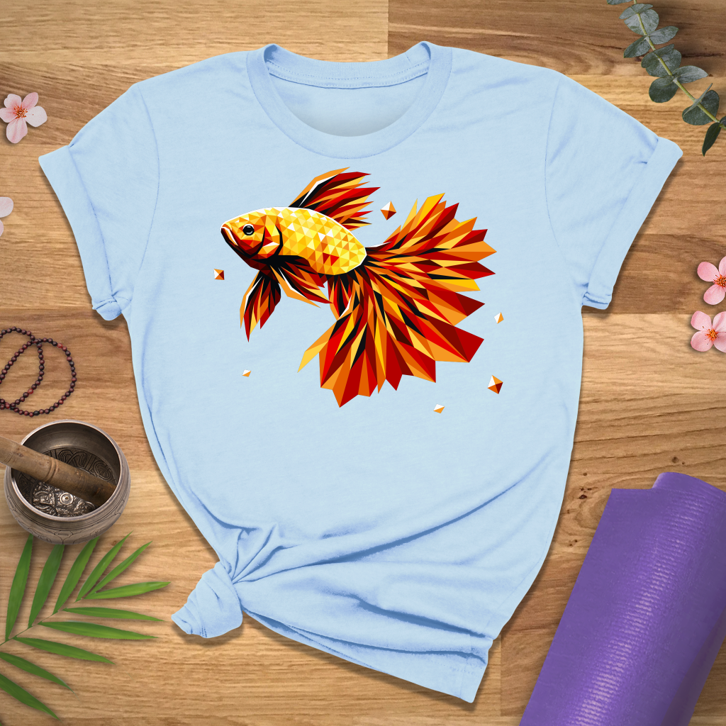 Geometric Goldfish Tee