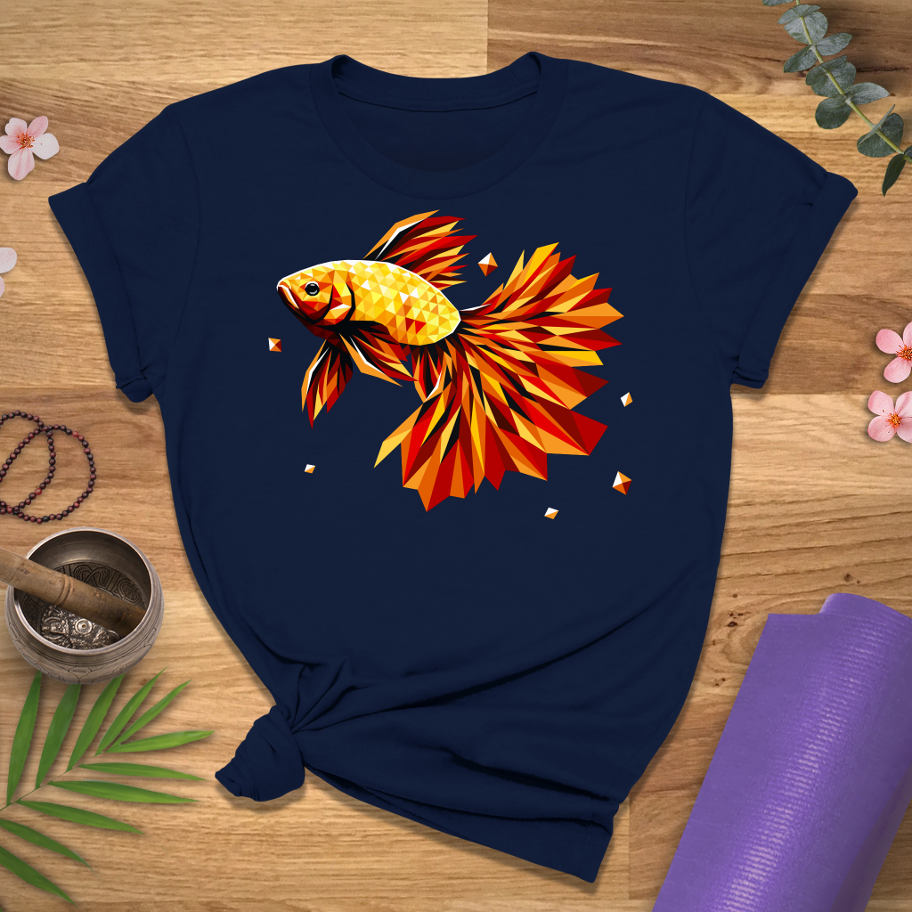 Geometric Goldfish Tee