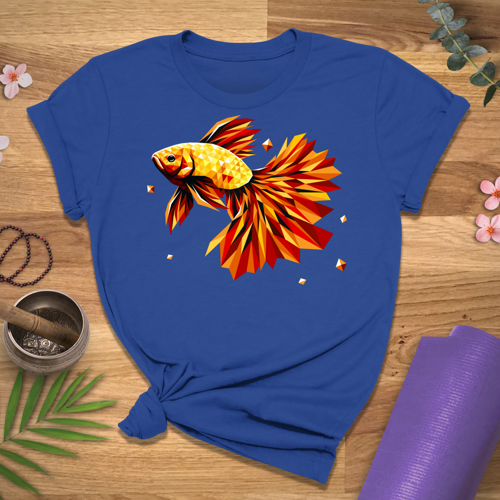 Geometric Goldfish Tee