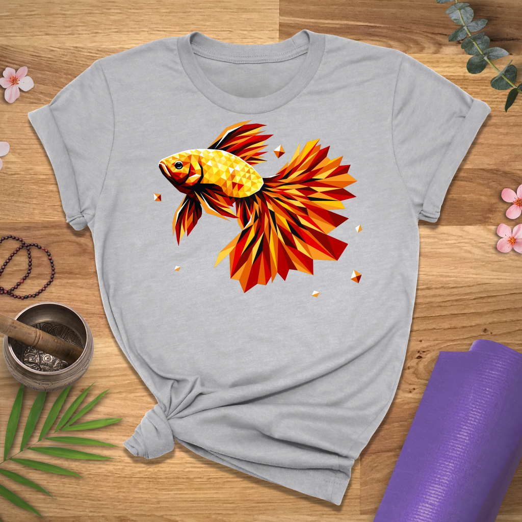 Geometric Goldfish Tee