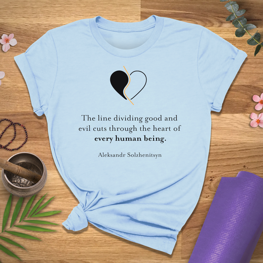 Good and Evil Quote Tee