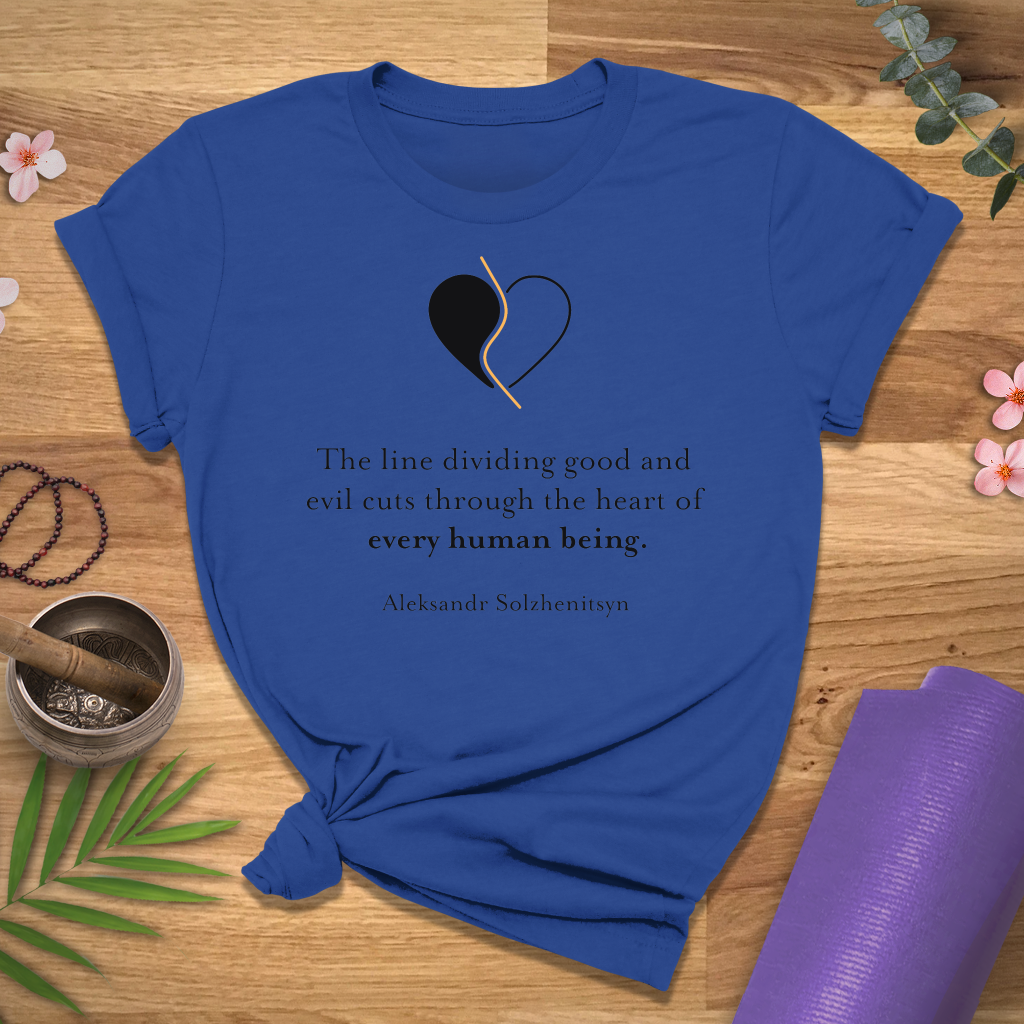 Good and Evil Quote Tee
