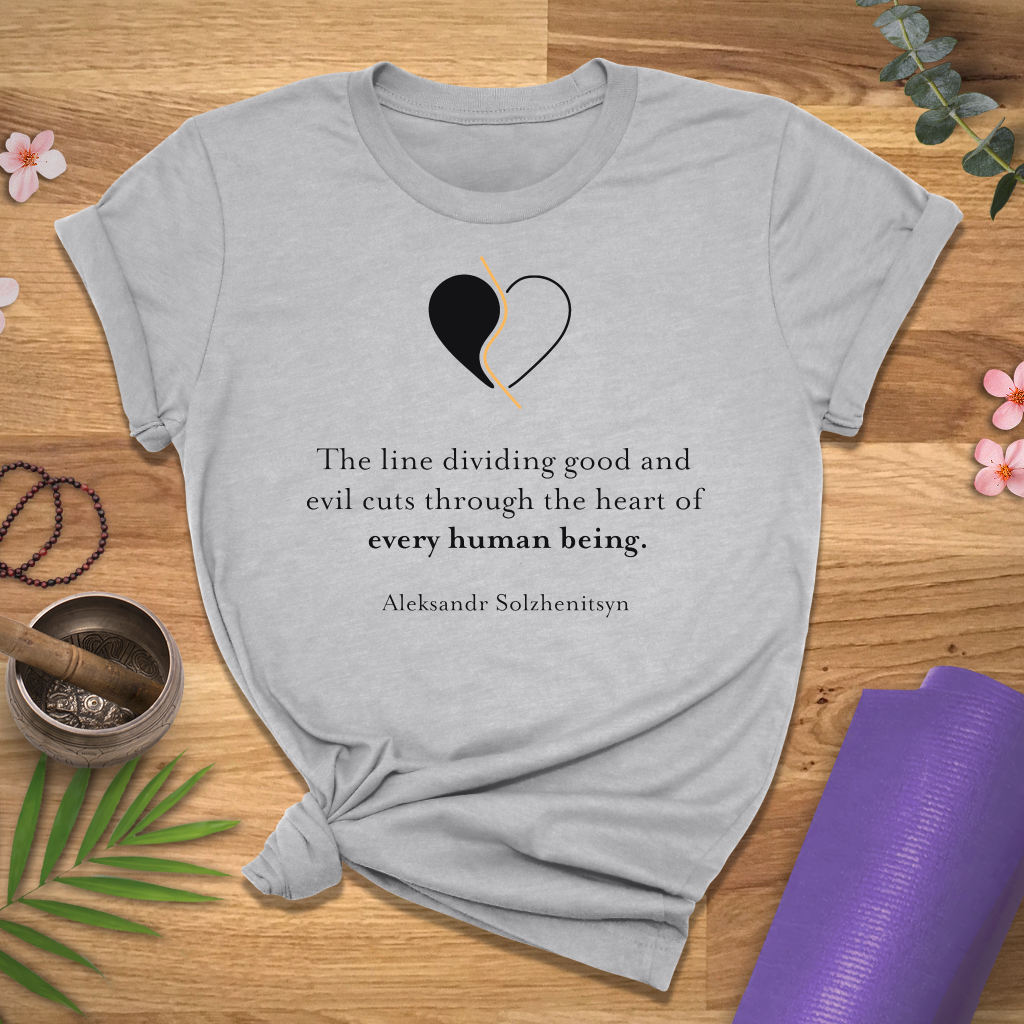 Good and Evil Quote Tee