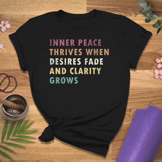Inner Peace Clarity Quote Tee