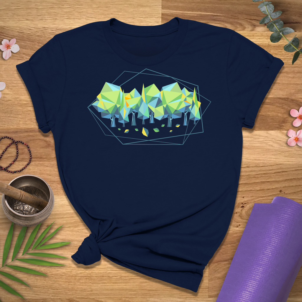 Geometric Forest Tee