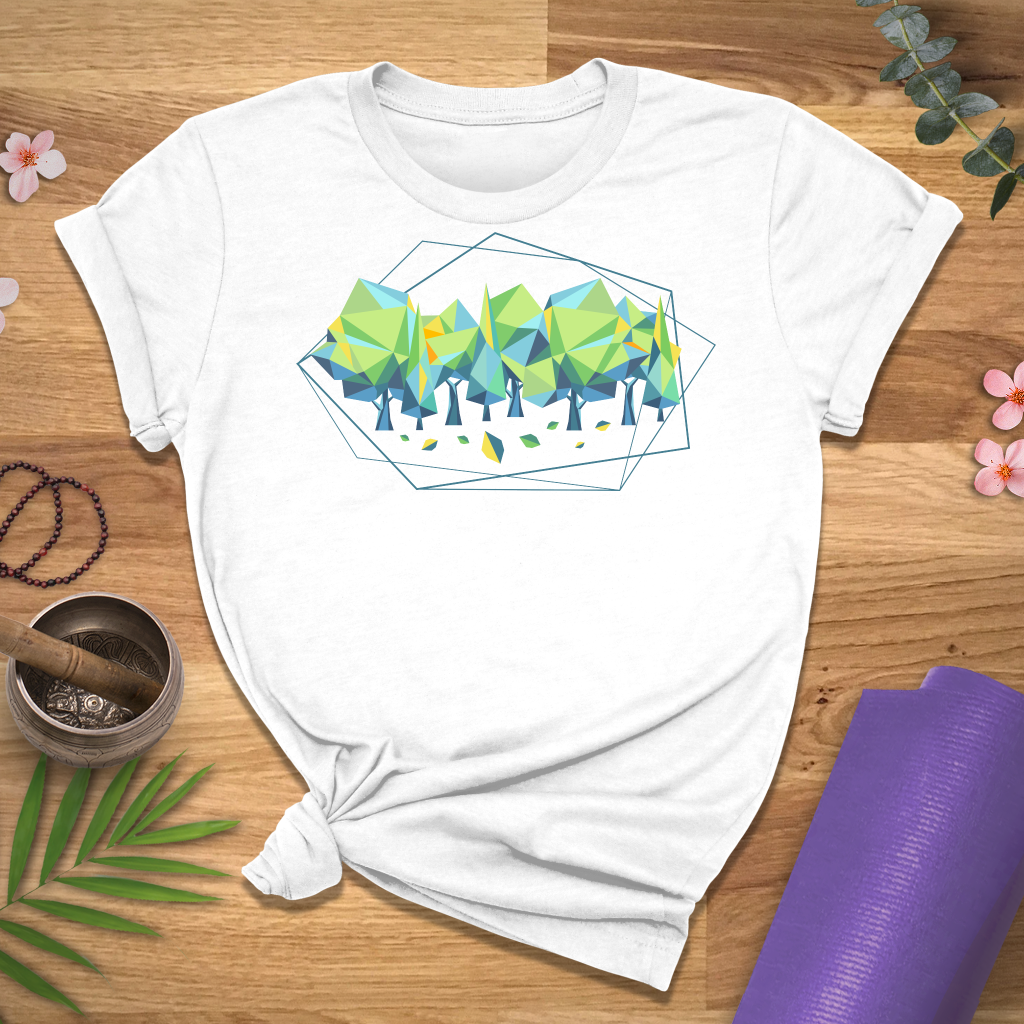 Geometric Forest Tee