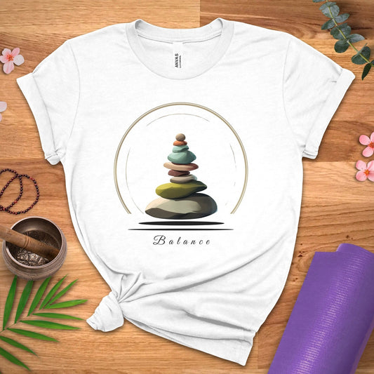 River Rock Balance Tee - ZenWear - T-Shirt